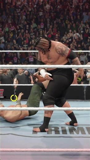 Umaga DESTROYED 💥 John Cena’s Epic WWE Finisher | WWE 2K25 Highlights #Shorts