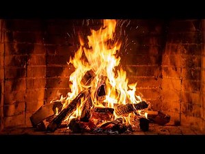🔥 Cozy fireplace for an autumn afternoon! Fireplace with ocean sounds in 4K Ultra HD