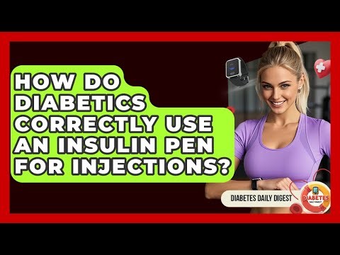How Do Diabetics Correctly Use An Insulin Pen For Injections? - Diabetes Daily Digest
