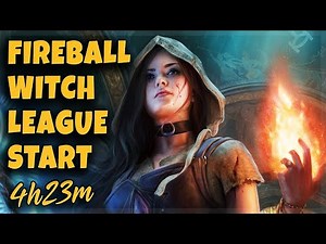 [POE 3.14] How To Level Faster - Non-Meta Build League Start - Fireball Witch Leveling Guide