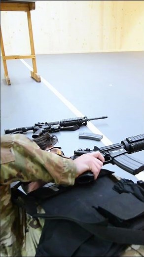 Low Fire Table! U.S. Army M4 Training in Action! #usarmy #training #shooting
