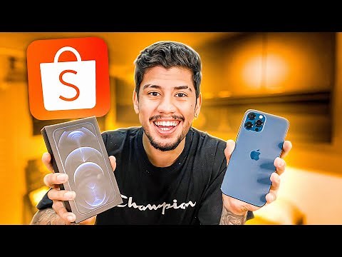 COMPREI UM IPHONE 12 PRO MAX NA SHOPEE