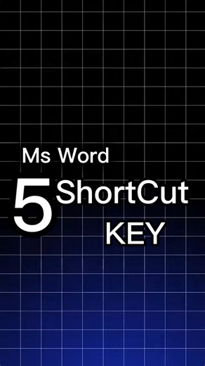 5 Secret MS Word Shortcut Keys 🤯 | Smart Work Start #excel #shorts #trending #microsoftexcel #viral