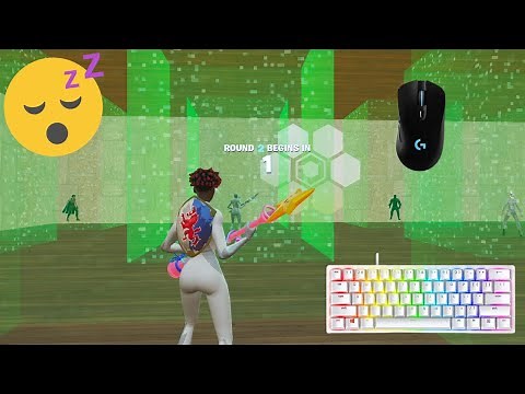 [1 HOUR] Satisfying Lofi 🌟 Mecanical Keyboard and Mouse 😴 ASMR Chill Fortnite Box Fights 4K 60FPS