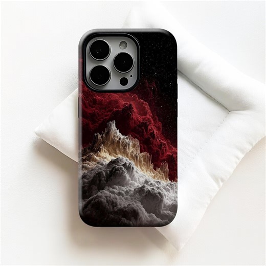 Red & Gold Cloud Nebula Phone Case,cosmic Epic Surreal Sky Artistic ,for iPhone 17 16 15 14 13 12 11 Pro Max,samsung S26 S25 Ultra,magsafe - Etsy