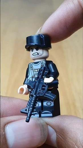 Unboxing LEGO SWAT Minifigures! | Tactical Brick Squad Assembled#shorts #lego