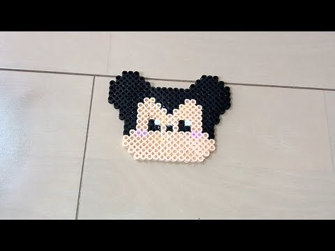 アイロンビーズ ミッキーマウス/Mickey Mouse in perler beads