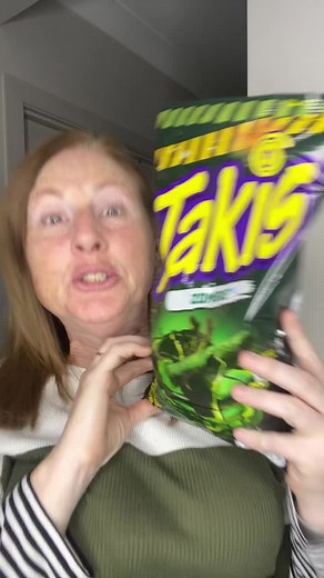 Trying Zombie Flavored Takis: Is It Really Green?