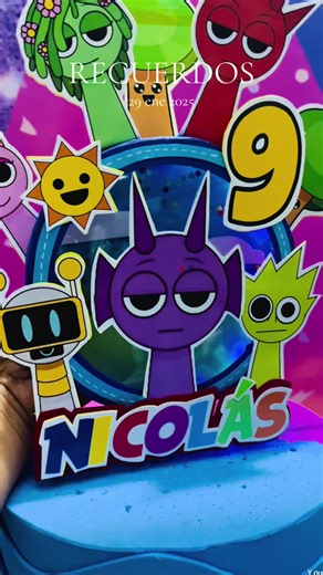 Cake Topper Shaker con Luz: Recuerdos Especiales