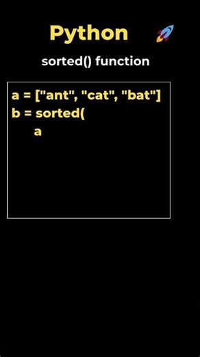 10. Sorting Strings in Reverse Order in Python #coding #programming