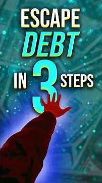 How to Get Out of Debt The 3 Easy Steps #personalfinance