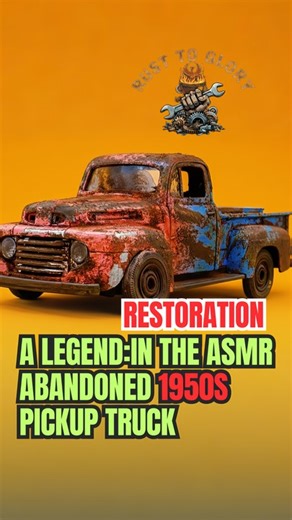 "The Rebirth of a Workhorse: Classic Pickup Truck Restoration." ​In this episode of Rust to Glory, we tackle one of the most rugged legends ever built. This vintage pickup truck was found heavily rusted, covered in years of grime and forgotten history. 🛠️🍂 ​Watch as we meticulously strip away decades of decay to reveal the soul of this classic machine. From the heavy rust removal to the final vibrant finish, experience the satisfying journey of bringing a legend back to life. No talking, just