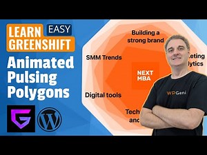 Learn Greenshift - How to make Animated Pulsing Polygons - WordPress Tutorial
