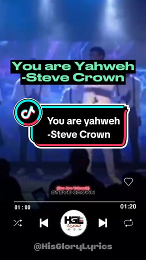 Steve Crown - You are Yahweh (Lyrics Video)