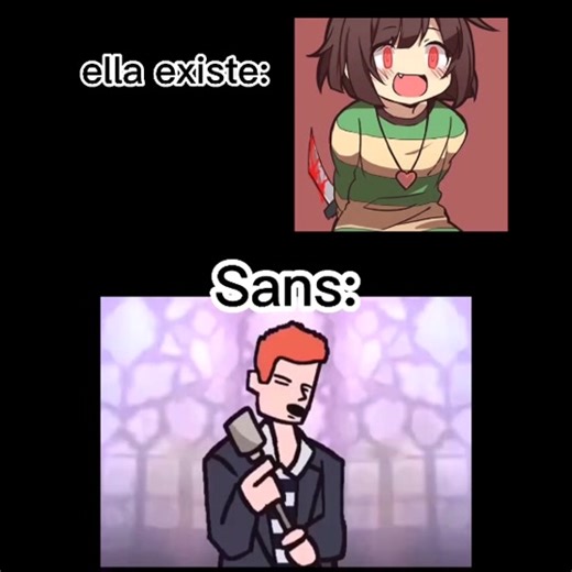 Undertale Megalovania Meme Featuring Sans and Chara