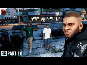 GTA V: 'The Long Stretch' Mission RTX™ Gameplay - [4k] Maximum Settings - Ray Tracing Graphics MOD