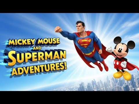 🦸‍♂️🐭 Mickey Mouse and Superman Adventures! 💫🌈