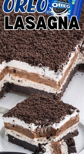 3.1K views · 13 reactions | Easy No-Bake Oreo Lasagna I remember...