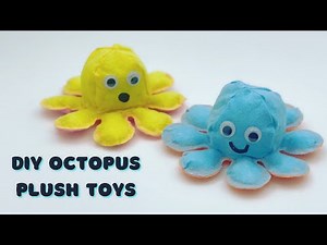 DIY OCTOPUS PLUSH TOYS WITH FREE TEMPLATE / DIY TOYS / FLIP OCTOPUS / VIRAL REVERSIBLE OCTOPUS