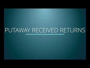 How to add Returns Inventory to the System - Hindi Version