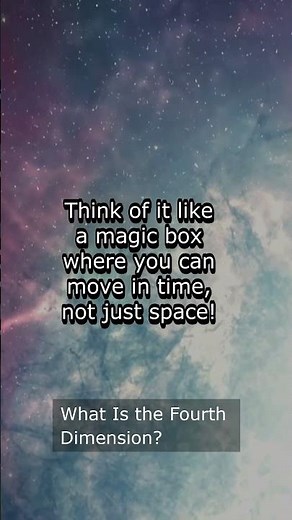 What Is the Fourth Dimension?