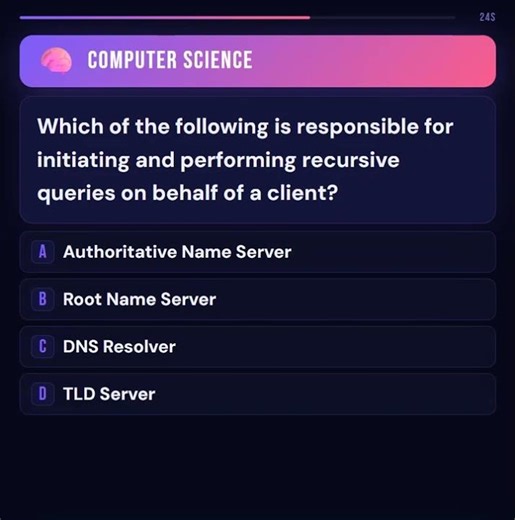 SSC ICT Recursive Query MCQ DNS Server Important Question