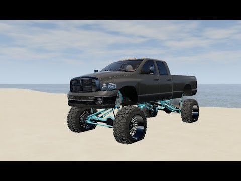 SEMA 3rd Gen Dodge Ram Cummins Goes Off-Road in BeamNG.drive! | Show Truck vs Mud & Rocks 🔥🚙