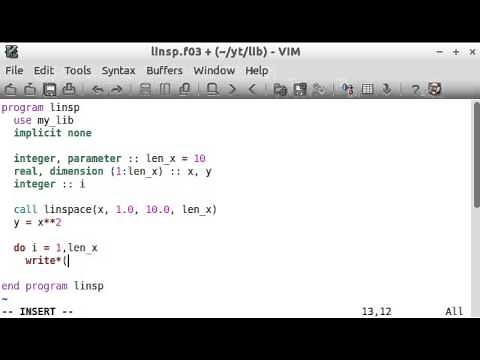 Modern Fortran by Example (10) Linspace Subroutine