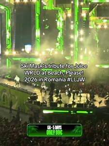 Ski Mask The Slump God Tribute to Juice WRLD in Romania 2026