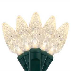 C6 Warm White LED String Lights - Christmas Lights, Etc