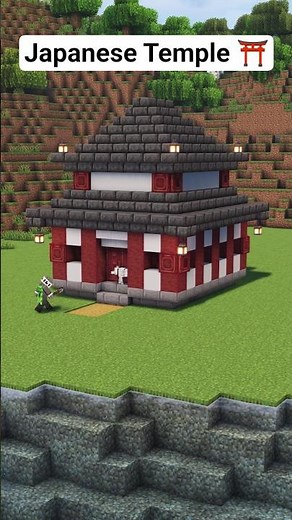 Japanese Temple House in MINECRAFT! ⛩️✨