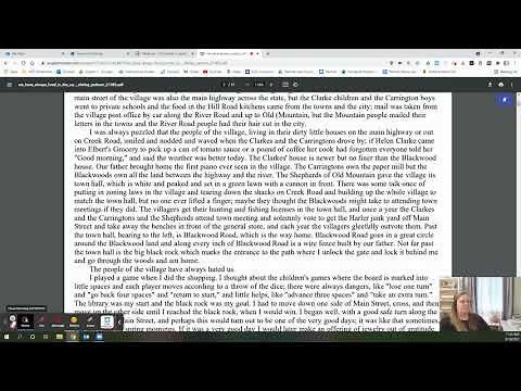We Have Always Lived In A Castle - Chapter 1 Audiobook