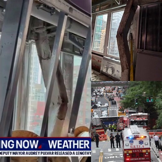 NEW: NYC buildings evacuated after workers spot buckling support beams that “are bending like cigarettes.”The Midtown high-rise was evacuated after the support beams buckled and floors started caving in, sending bricks falling from the sky during rush hour.The building is undergoing construction to add 10 floors, converting office space into apartments.Local 638 Steamfitter Cliff Johnsen said, “The I-beams are bending like cigarettes in there, which is super dangerous.”Surrounding buildings were