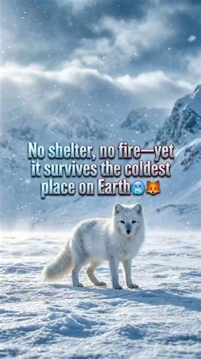 आर्कटिक फॉक्स -70°C में भी जीवित रह सकता है || Amazing Animal facts #shorts #viral #animalfacts