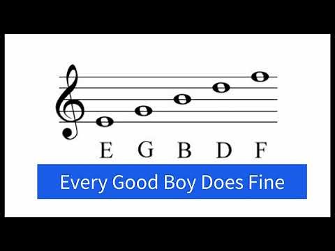 How to Read Notes on the Treble Clef (Staff)