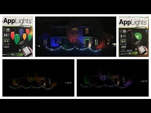 AppLights Demonstration showing the Christmas LightShow effect