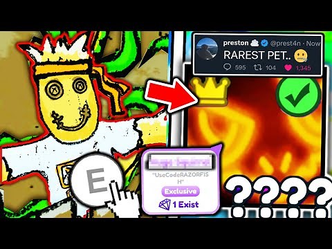 I Got SECRET RAREST PET in Pet Simulator X..