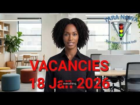 Tara Nawa Vacancies 18 Jan 2026