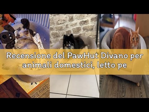 Recensione del PawHut Divano per animali domestici, letto per cani, divano per cani, divano con cusc