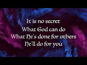 It Is No Secret ~ Elvis Presley ~ lyric video