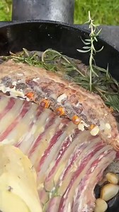 Dinner from 50 kg LAMB! Steak on ribs #garden #cooking #steak #asmr #food #lamb | Barbara Jackson