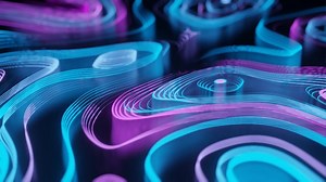 Wave, Sci-Fi, Loop. Free Stock Video