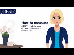 How to measure for Knee High compression stocking (circular knit) – sizes S, M, L, XL, LFC, XLFC