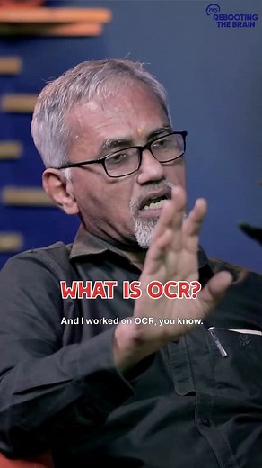 Rebooting The Brain | How does your phone read text from an image? Prof. A.G. Ramakrishnan explains OCR—Optical Character Recognition—and the tech that powers... | Instagram