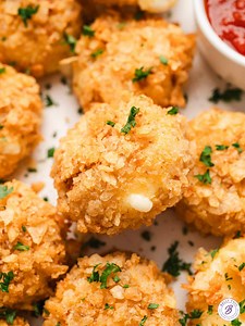 Air Fried Babybel! written recipe: https://bellyfull.net/air-fried-babybel-cheese/ | Belly Full