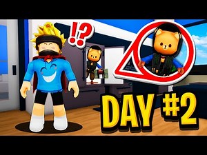 My Friend Spent 100 DAYS in My House in Roblox BROOKHAVEN RP!! (i had no idea..)