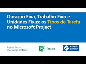 Tipos de Tarefa no Microsoft Project