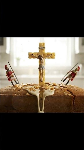When Jesus Died, the Earth Shook – Kitchen Diorama Re-Creation #jesus #crucifixion