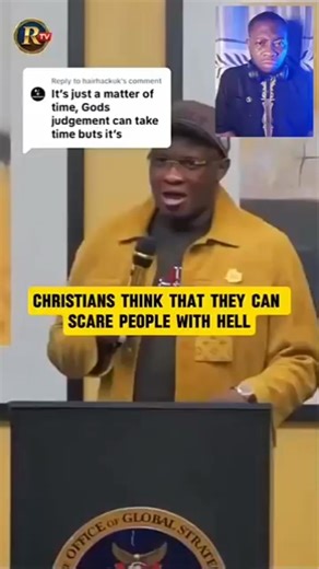 See this False Prophet encouraging to go Hell to Burn forever instead of Heaven!