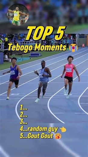 Top 5 Letsile Tebogo Showboating Moments in Sprinting History!